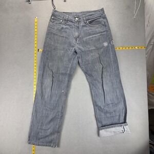 Vintage Levis Fenom 505 Jeans Mens Gray Selvedge Disco Fragment Fits 32x31
